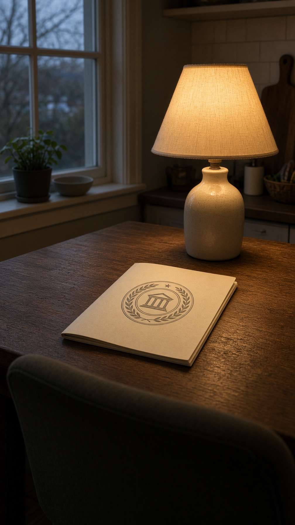 Vertical lamp and pack
